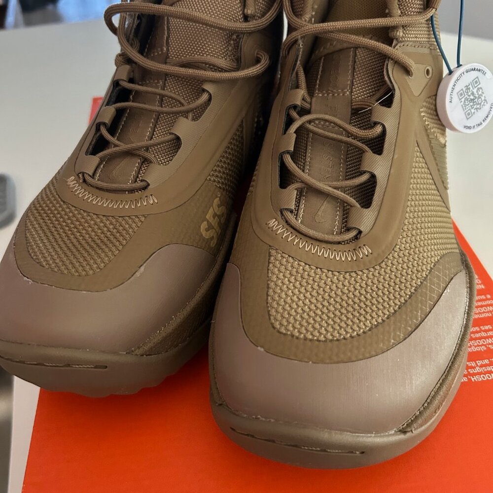 Nike React SFB Carbon Coyote Tan Brown Sneaker Boots, Size 10.5